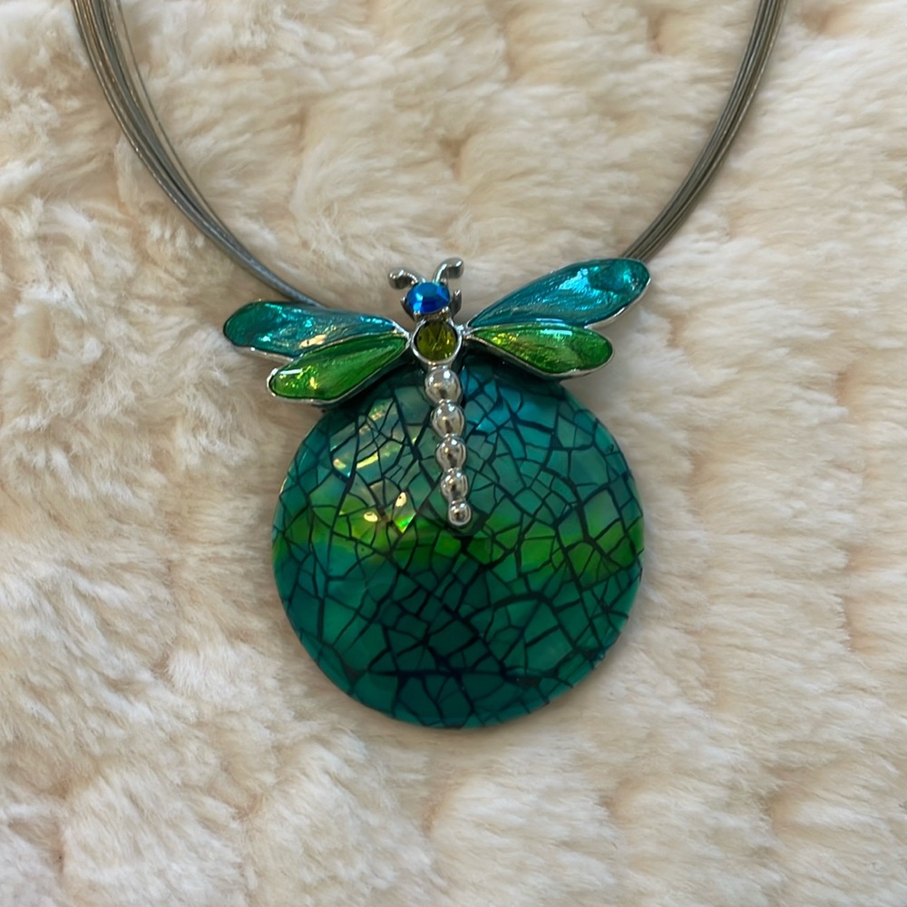 Chicos Dragonfly Necklace